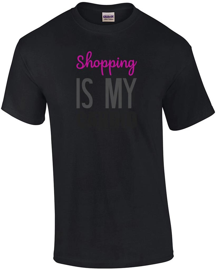 Shopping Is My Cardio - Funny Ladies T-shirt