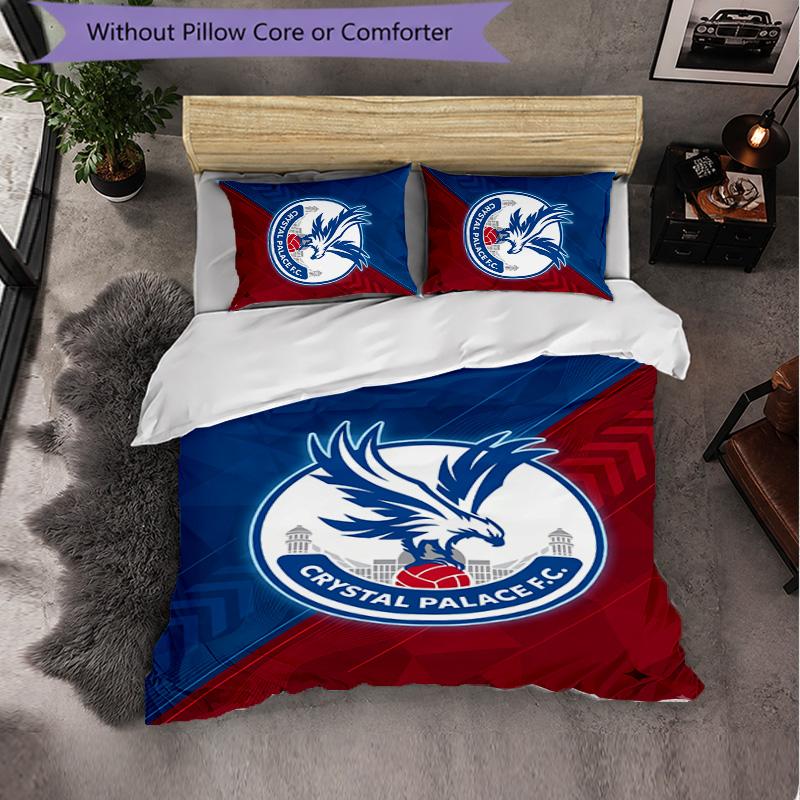 Crystal Palace Themed Bedding 3Pcs Duvet Cover Set Decorative Bed Linen For Teen Room Home Decoration