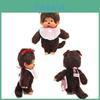 Delightful 20cm Monchhichi Plush Toy With Soft Pvc Hands And Face For Unisex Play