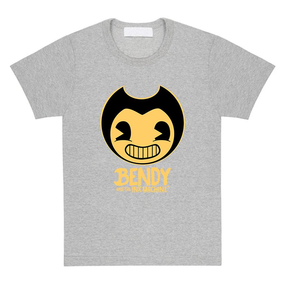 

Women Tees Game Bendy and The Ink Machine Tshirt Short Sleeve Loose Cotton Unisex T Shirt Cartoon Graphic Printing Tshirts Tee 4XL