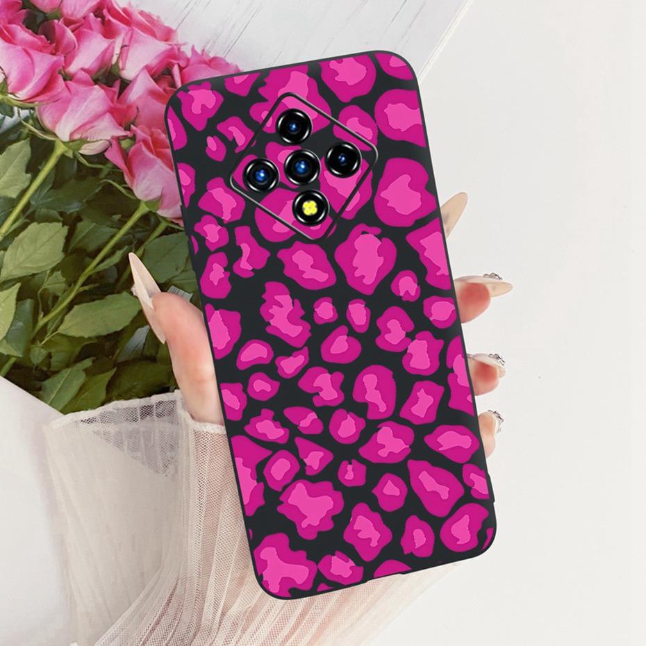 Cute Printing Phone Case For Infinix Zero8 Zero8i Soft Black Silicone TPU Cases For Infinix Zero 8 8i X687B X687 Covers Bumpers