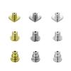 Set of 4 Secure Earring Backs Studs Locking Clutch Secure Locking Backing Stainless Steel Earring Plugs for Droopy Ears