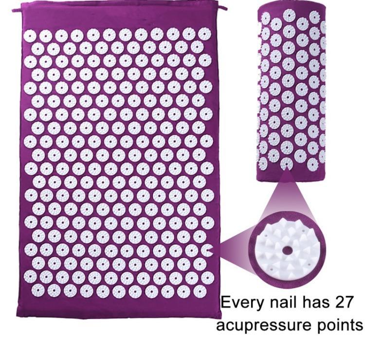 Acupuncture Massage & Yoga Mat with Pillow