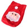 Velvet Christmas Drawstring Bag Santa Claus Gifts Storage Pouch Cute Plush Candy Bags  Families