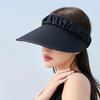 Hut Damenmode Plissee Koreanische Version Sonnenschutz Leere Zylinder Stirnband UV-Sonnenschutzhut Damen Sonnenschutzhut Sommer neuer Stil