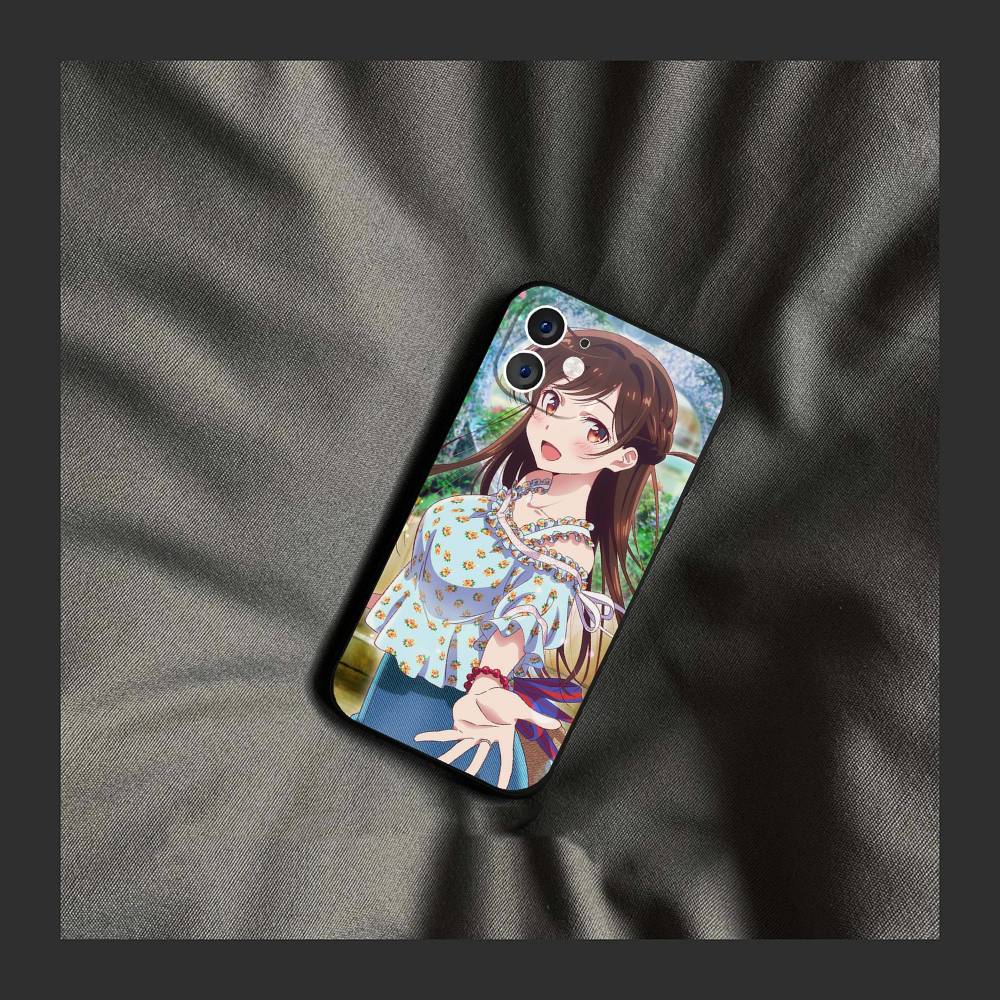 Mizuhara Chizuru Anime Rent-A-Girlfriend Phone Case For IPhone 17 Air 16 15 14 13 Pro Max 11 12 Black Silicone Cover