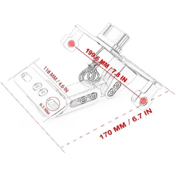 

Motorcycle Rear License Number Plate Mount Holder with Light for Aprilia Shiver GT 2007-2016 2015 2014 2013 Motorcycle(Red) чистый