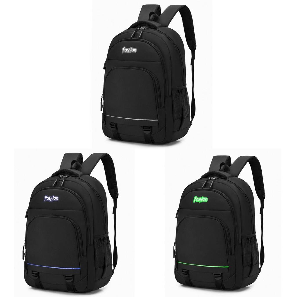 Fabric Unisex Oxford Backpack With Compartment For College Students Essentials