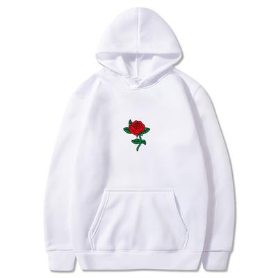 Mode Unisex Hoodies Sweatshirts Lustige Rose Print Mann Streetwear Harajuku Herbst Winter Neue Hip Hop Casual Unisex Hoodie Kleidung
