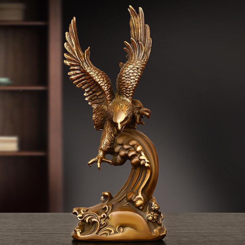 All Copper Eagle Ornaments, Grand Exhibition Grand Plan, Office Decoration, Living Room Tv Cabinet ,Wine Cabinet Decor