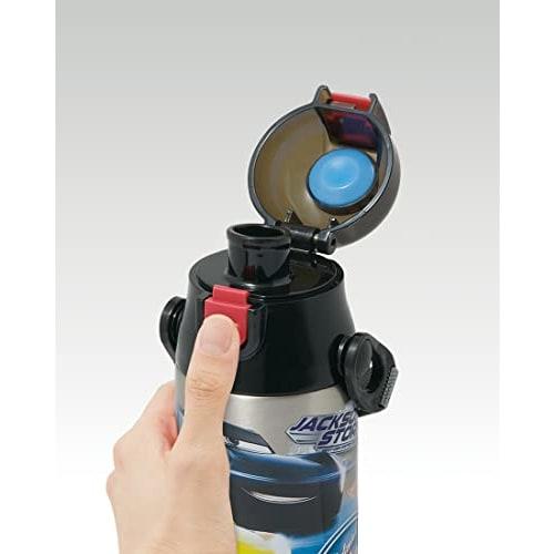 Skater Children's Stainless Steel Water Bottle 2way Direct Drinking 580ml Cup Drinking 570ml Cars 23 Child-friendly Lightweight Type Boys Thermal/Cold