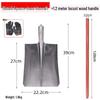 Manganese Steel Square Shovel with Wood Handle