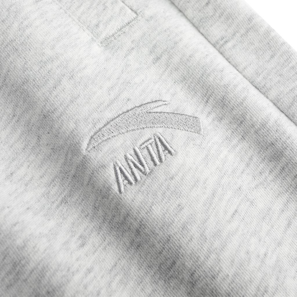 Anta Classic Logo Campus Commuting Fashion Versatile Sports Training Running Fitness Comfortable Breathable Simple Knitted Shorts 952628308-1