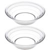 Lurak Bowl Clear Made In Dishwasher Round Small Deep Side Glass Dessert 2-Piece Set, Japan, Safe, Plate, Bowl, Bowl, Dish, Plate,