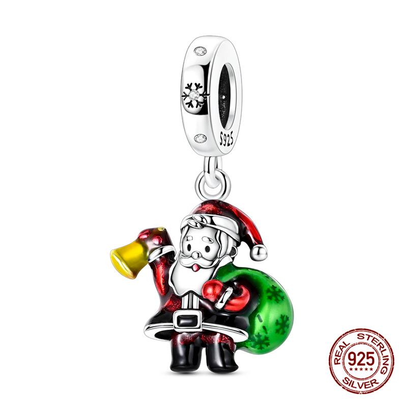 Original Charmscopper Christmas Series Elk Charms Beads Fit 3Mm Original Bracelet Necklace Womens Diy Fine Jewelry Gift