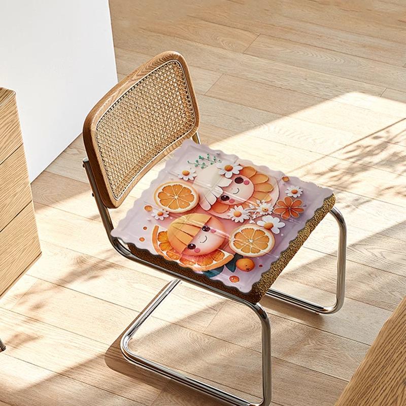 Summer Cool Cartoon Seat Cushion - Breathable for All Seasons, Ideal for Long Office Sitting