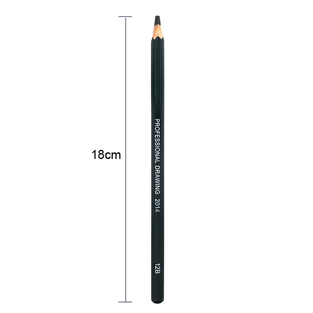 14 pièces/ensemble ensemble de crayons de dessin de croquis professionnel HB 2B 6H 4H 2H 3B 4B 5B 6B 10B 12B 1B crayons de peinture fournitures de papeterie