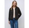 Women's Street One Jacket with Zipper and Ribbed Cuffs (A32417817103) Brown