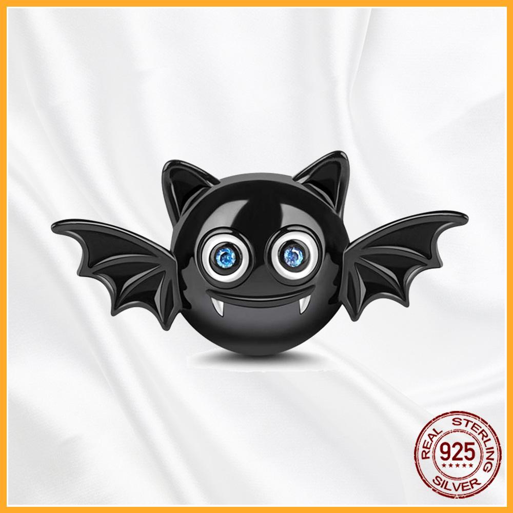 

Authentic Copper Skull Spooky Pumpkin Dangle Charms Fit Original Bracelet Beads Pendant Jewelry Gift