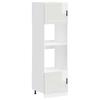 VidaXL Oven Cabinets 2 Pcs Porto High Gloss White Engineered Wood 3315053