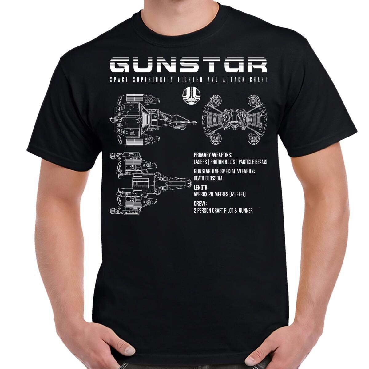 The Last Starfighter Gunstar Schematic Shirt S