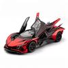 1/24 Apollo Project EVO Electroplated Sports Car Alloy Model Diecast Metal Racing Car Vehicles Home Trendy Toy Decorations Gifts