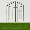 Yinlv Outdoor Fitness Climbing Frame with Ropes and Poles