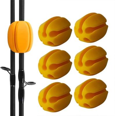 6pcs Rod Restraint Ball Rod Restraint Rod Restraint Rod Restraint Belt Multifunctional Rod Restraint Ball Fishing Rod Retractor