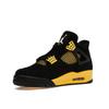 Air Jordan 4 Retro Thunder 2023 Unisex Sneakers Black Tour-Yellow DH6927-017