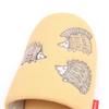 Lisa Larson Hedgehog Waffle Soft Slippers (Yellow, Medium)