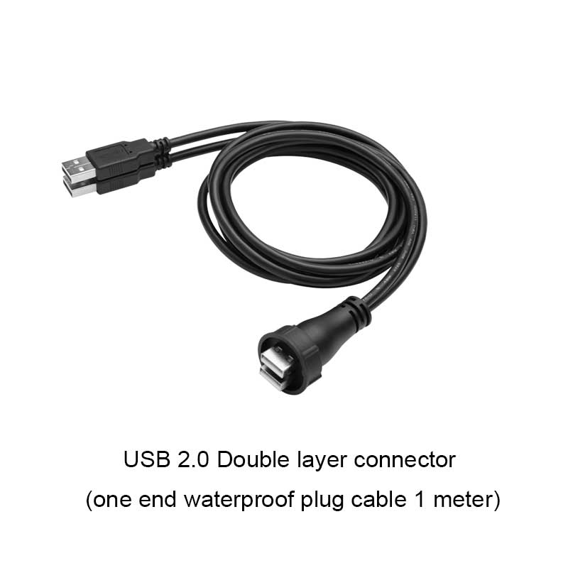 USB Ports Dual USB 3.0 Male to Female Extension Cord USB Kabel for Car Marine Truck Bus 0