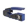 RJ45 Crimp Tool Pass Through Crimper with RJ45 Cat6 Crystal Head and Protective Cover Cable Tester