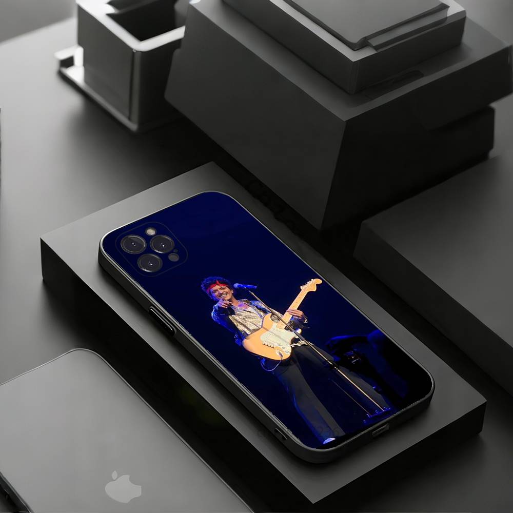 Singer B-Bruno Mars Phone Cases For iPhone 17 16 15 14 13 12 11 Pro Max Plus Luxury Camera Protection Plastic