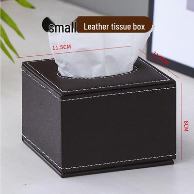 Aisheng Premium Leather Square Tissue Box