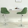 VidaXL Set of 2 Bar Stools, Pub Chair, Bistro Seat, Furniture for Dining Room Kitchen Living Room Home Interior, 335308