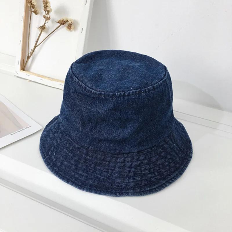 New Denim Fisherman Hat, Thin and Fashionable Multifunctional Hat, Sun Protection Basin Hat, Suitable for Both Men and Women