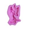 Silicone Handmade Soap Mold Fondant Cute Creative Fairy Shaped Flower Cake Chocolate Mold Ice Cream Mold Soap Making Accessory
