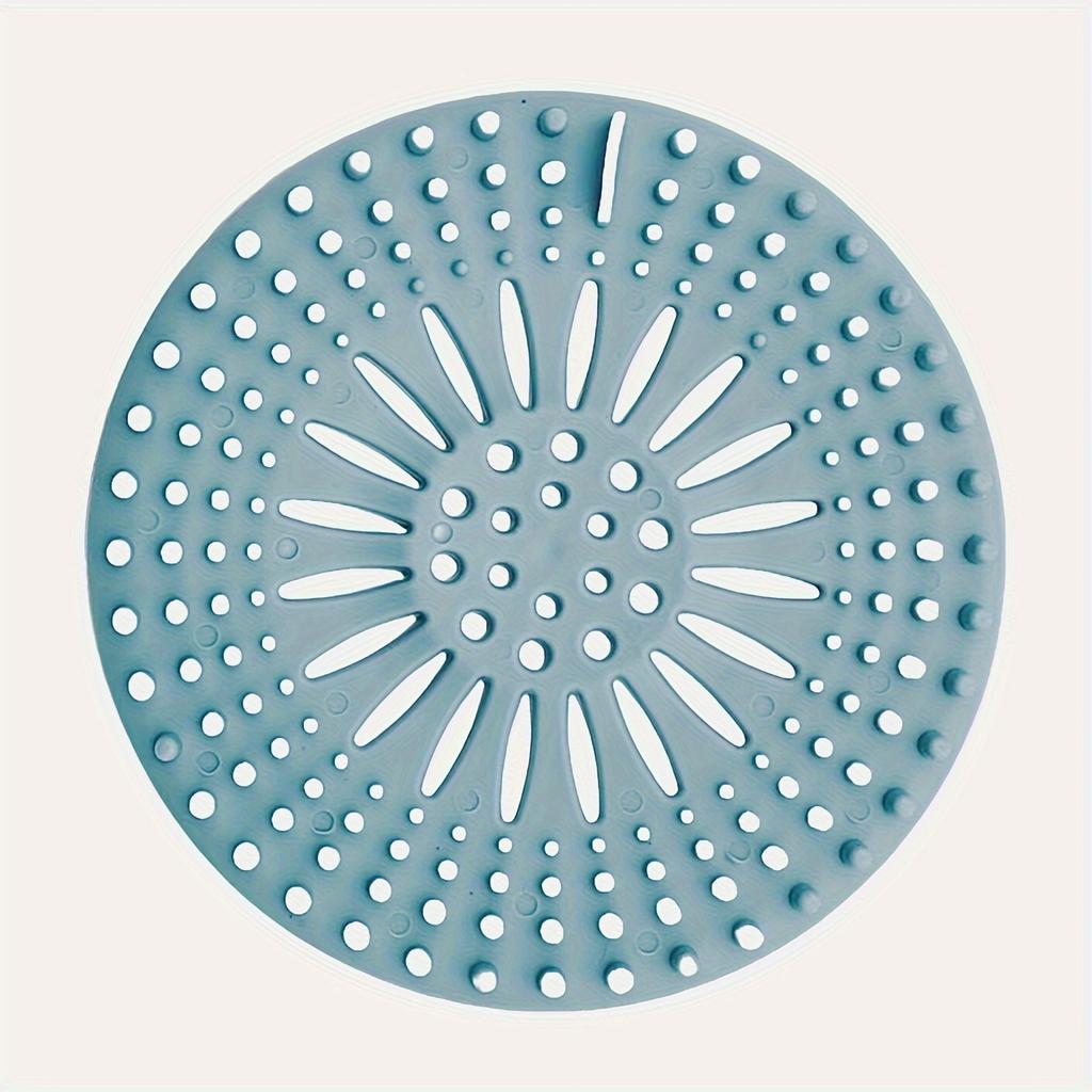 Drain Hair Catcher Silicone Bathroom Accessories Shower Drain Protector Sink Drain Strainer Hair Stopper for Shower Kitchen Bathroom Tub 0.8 Pack