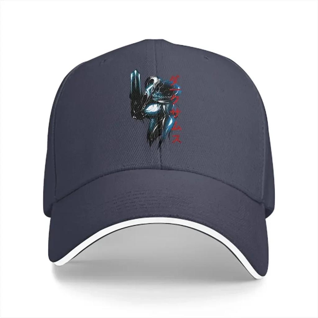 Washed Mens Baseball Cap Dark Samus Trucker Snapback Caps Dad Hat Super Metroid Golf Hats