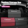 Car Trunk Organizer Box Large Capacity NAEF Folding Storage Bag For Renault Megane 3 2 4 Clio4 5 Captur Trafic Scenic2 Austral Kangoo