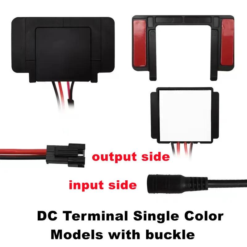 DC 12V 24V veidrodinis jutiklinis jungiklio jutiklis Vonios veidrodis makiažo veidrodis LED vienspalvis trispalvis pritemdymo jungiklis be elektrodų reguliavimas