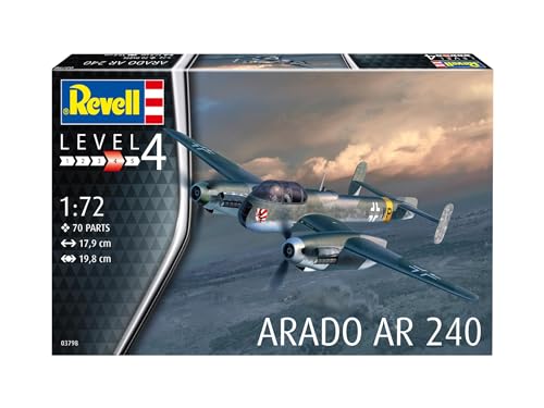 German Revell 1/72 German Arado AR-240 Plastic Model 03798