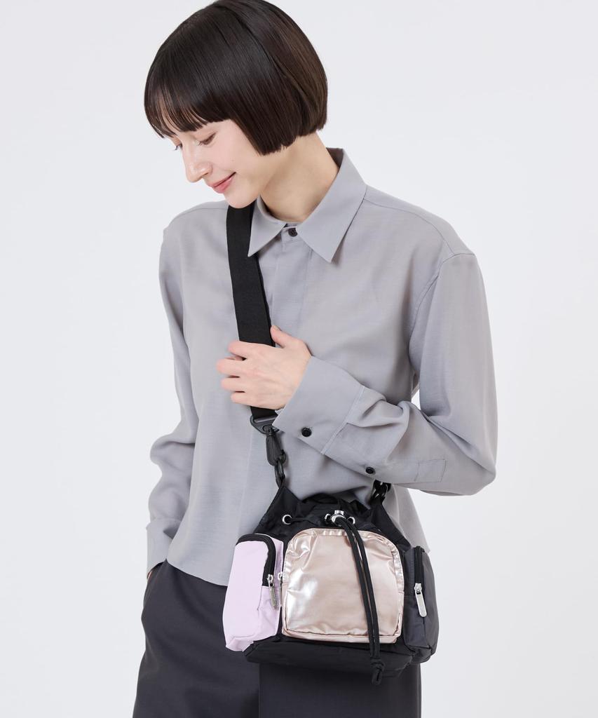 CONV DRAWSTRING Gold CRSSBDY/1511/Black/Rose Shine/Pink