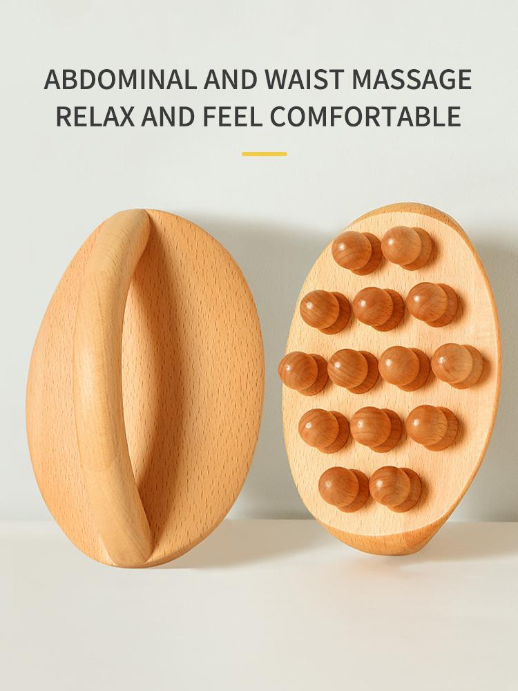 Wood Therapy Fascia Release Massage Tools,  Wooden Massage Brush Gua Sha Body Sculpting Tool Smooth The Meridians And Massage Th
