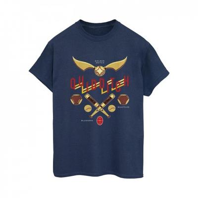Womens/Ladies Quidditch Golden Snitch Cotton Boyfriend T-Shirt