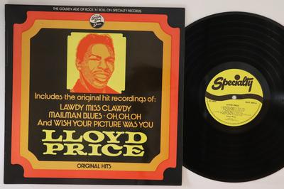 LP Record LLOYD PRICE - Original Hits SNTF5007 SPECIALTY 1972 UK Soul/Funk Used