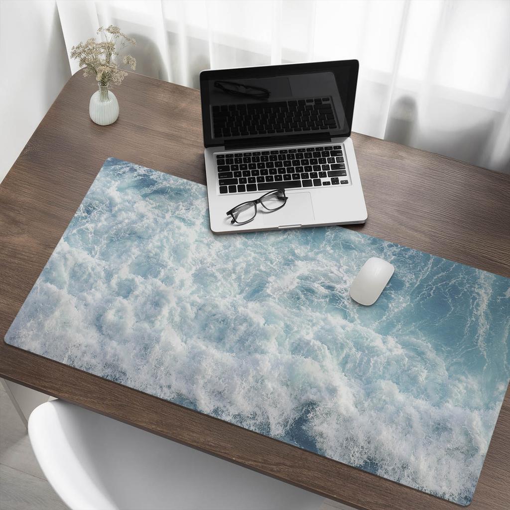 Protective Vinyl Mat For Companies And Offices Moving Sea Waves 120X60 Cm