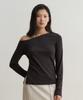 TOWAV Yan Off Shoulder Tee_Charcoal