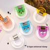 5/10Pcs Colorful Transparent Mini Multifunctional Clip Storage Clip Sealing Clips Binding Clip File Clip Binding Handbook Clip