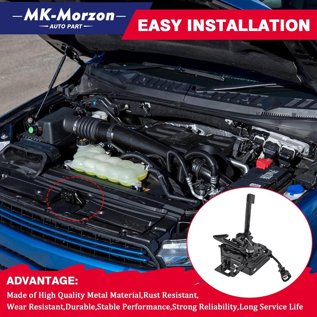 Front Hood Latch Lock Compatible With 2015- Ford F150 Replaces# FL3Z-16700-B Engine Bonnet Lock Hood Lacth Assembly